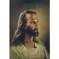 Heiligenbild Das Heiligste Antliz Jesu Postkartenformat