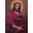 Heiligenbild Jesus im purpurroten Mantel Postkartenformat