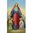 Heiligenbildchen Jesus mit 2 Engeln 12 x 6,8 cm