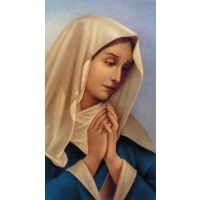 Heiligenbildchen Schmerzhafte Mutter Gottes 12 x 6,8 cm