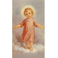 Heiligenbildchen Jesuskind Der kleine Jesus 12 x 6,7 cm