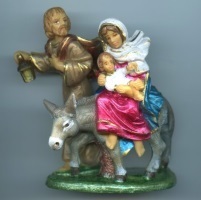 Heiligenfigur Heilige Familie Kunstharz 12 cm