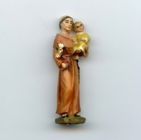 Heiligenfigur Heiliger Antonius von Padua Polyresin ca. 6 cm
