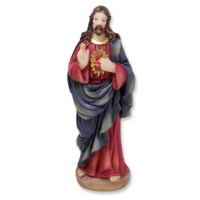 Heiligenfigur Herz Jesu Polyresin 12,5 cm