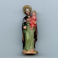 Heiligenfigur Heiliger Josef Polyresin ca. 8 cm