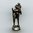 Kleine Figur Heiliger Christophorus Metall Messingfarben 4 cm