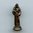 Kleine Figur Heiliger Antonius Metall Messingfarben 4 cm