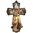 Holzkreuz Jesus im Ölberg Maria Das letzte Abendmahl 21,5 cm