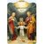 Holzbild Heilige Familie Jesus Maria Josef 24 x 16 cm