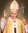 Holzbild Papst Johannes Paul II. 17 cm