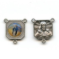 Herzstück Immaculata Herz Jesu Metall Gelaufkleber 1,7 x 1,6 cm