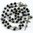 Rosenkranz Glasperlen Herzform Schwarz Antiquariat 60 cm