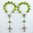 Zehner-Rosenkranz Große Glasperlen Grün 13 cm
