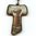 Holzkreuzchen auf Kette Heiliger Franz von Assisi Taukreuz ca. 5 cm