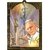 Holzbild Johannes Paul II. Sanktuarium Barmherzigkeit ca. 13 x 10 cm