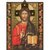 Byzantinische Ikone auf Holztafel Jesus Christus Heilige Schrift 23 x 18 cm