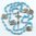 Rosenkranz Rom Basiliken Glasperle Hellblau Umfang 77 cm