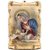 Holzbild Heilige Mutter Gottes mit Jesuskind Weihnachten 14 x 9 cm