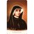 Heiligenbildchen mit Glitzer Heilige Faustyna 10,6 x 6,4 cm