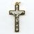 Kreuz Jesus Christus Metall Vergoldet mit Korpus ca. 4 cm