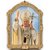 Holzbild Heiliger Papst Johannes Paul II. ca. 9,5 x 7 cm