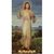 Heiligenbildchen Barmherziger Jesus mit Landschaft 11,8 x 6,6 cm