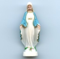 Kleine Heiligenfigur Immaculata Kunststoff 6,5 cm