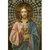 Heiligenbildchen mit goldener Verzierung Heilige Kommunion Postkarte