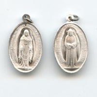 Medaille Mutter Gottes von den Tränen Aluminium 33 mm