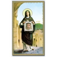 Heiligenbildchen Heilige Veronika ca. 10 x 6 cm