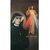 Heiligenbildchen Jesus und Faustyna 12 x 6,7 cm