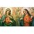 Heiligenbildchen Herz Jesu und Herz Mariä 12 x 7 cm