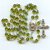 Kristall-Rosenkranz Immaculata Grün Umfang 60 cm
