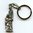 Schlüsselanhänger Heilige Familie Metall Silberfarben Länge 10,5 cm
