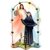 Magnet Barmherziger Jesus und Faustyna 10 Rosenkranz Hartplastik Höhe 8,5 cm