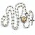 Zierlicher Kunststoff Rosenkranz mit Verschluss Herz Maria in Schatulle 45 cm