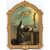 Holzbild Heilige Rita von Cascia ca. 22 x 17 cm