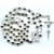 Exklusiver Rosenkranz Runde Perlen 925 Sterlingsilber Massiv Umfang ca. 50 cm