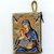 Etui mit Reißverschluss Gewebt Maria mit Jesus Golden Blau 10,5 x 7 cm