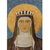 Heiligenbild Heilige Hildegard von Bingen Postkartenformat