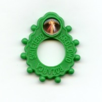 Fingerrosenkranz Zehner Kunststoff Grün Barmherzigkeit Höhe 4 cm