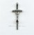 Rosenkranzkreuz Papstkreuz Metall Silberfarben 5 cm