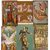 6 Alte Bildchen Dreifaltigkeit Jesus, Maria Antiquariat