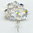 Zehner Rosenkranz Armband große Swarovski Steine Silber Umfang bis 20 cm