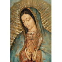 Heiligenbild U.L. Frau von Guadalupe Postkartenformat