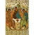 Heiligenbild mit Goldverzierung Heilige Dreifaltigkeit Postkartenformat