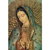 Heiligenbild mit Goldverzierung Guadalupe Postkartenformat