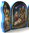 Holzbild Triptychon Heilige Nacht Weihnachten ca. 18 x 13,5 cm