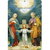 Holzbild Heilige Familie mit Glitzer Jesus Maria Josef 24 x 16 cm