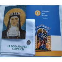 Heilige Hildegard Devotionalien Gebetbuch Medaille Bild Pilgertuch